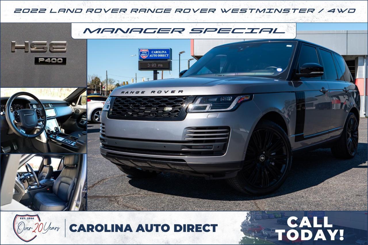 2022 Land Rover Range Rover Westminster / 4WD / Cooled Seats / Pano Sunroof!