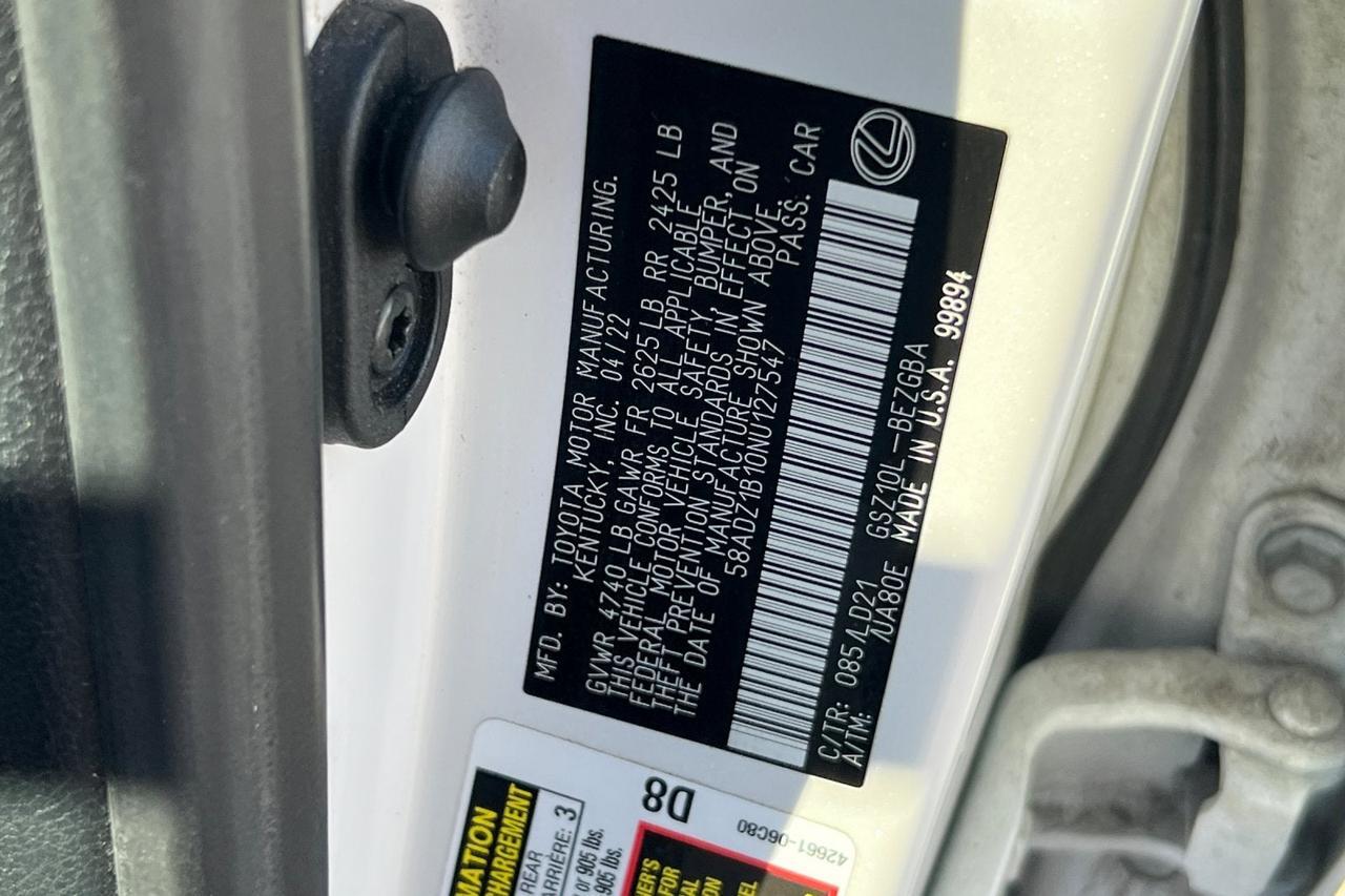 2022 Lexus ES 350 Roseville CA