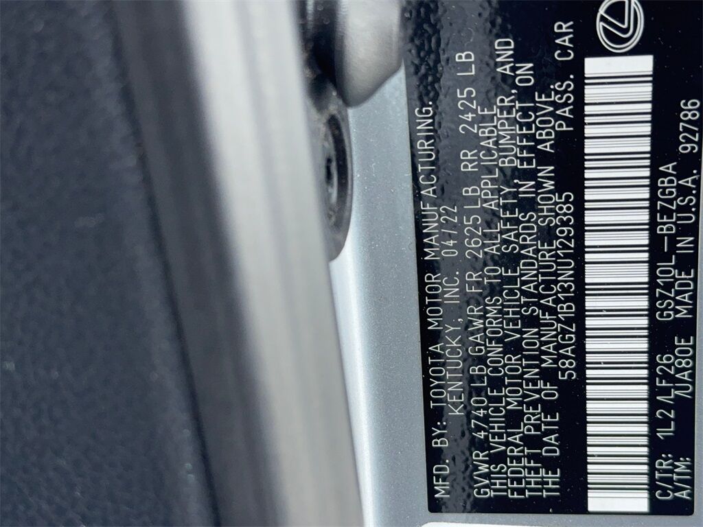 2022 Lexus ES 350 F Sport NAV,CAM,SUNROOF,CLMT STS,BLIND SPOT Plano TX
