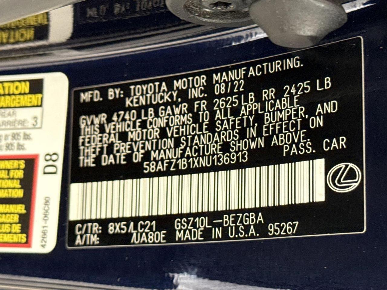 2022 Lexus ES 350 Ultra Luxury San Antonio TX