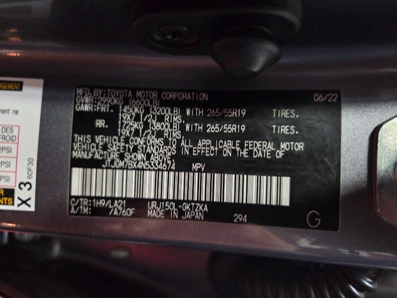 2022 Lexus GX 460 Luxury Sport Pkg Mark Levinson 3rd Row GPS Camera Yokohama Tires FREE WARRANTY Arlington TX