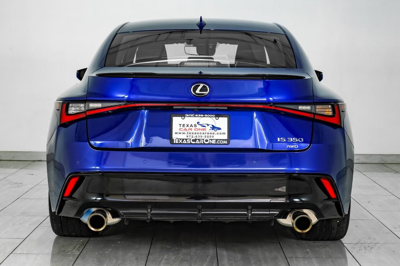 2022 Lexus IS 350 F SPORT AWD LEXUS SAFETY SYSTEM BLIND SPOT INTUITIVE PARKING ASS Carrollton TX