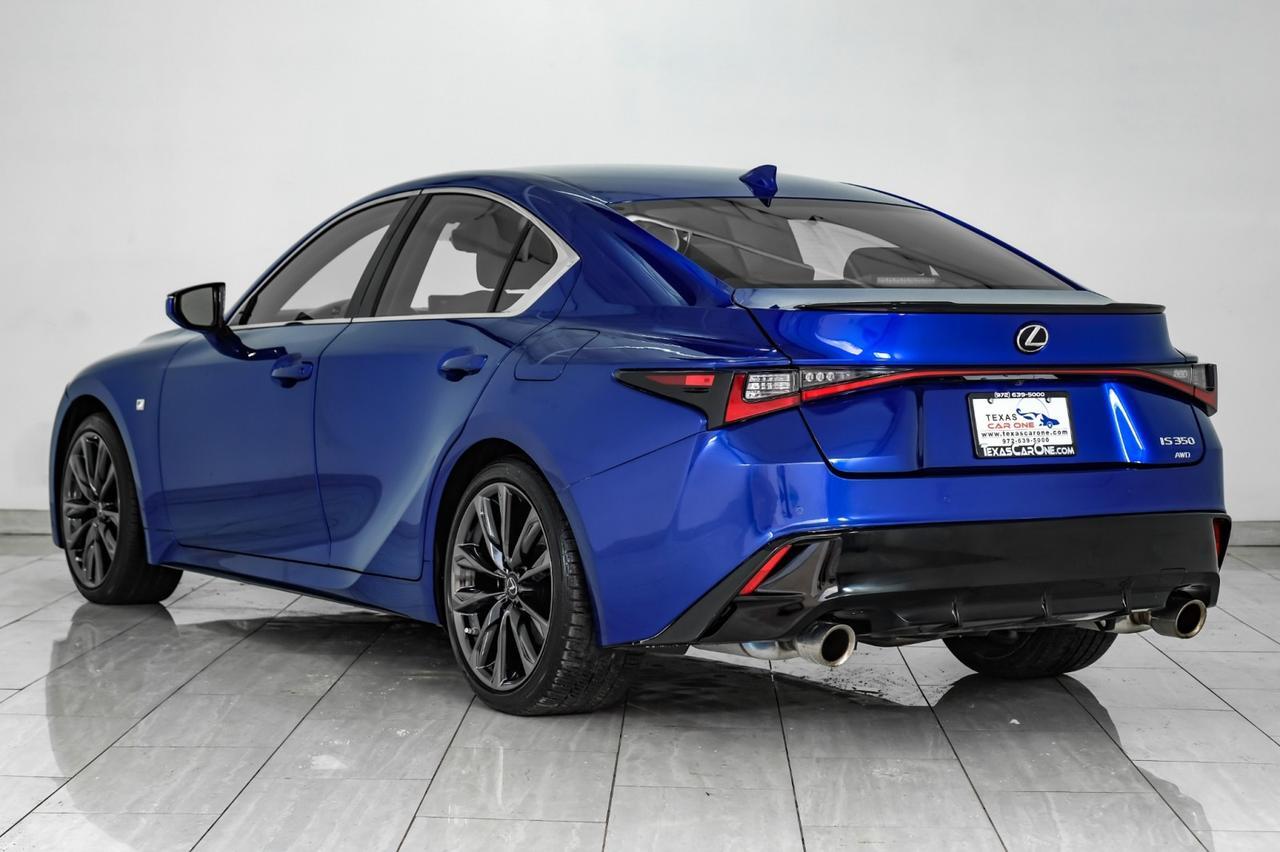 2022 Lexus IS 350 F SPORT AWD LEXUS SAFETY SYSTEM BLIND SPOT INTUITIVE PARKING ASS Carrollton TX