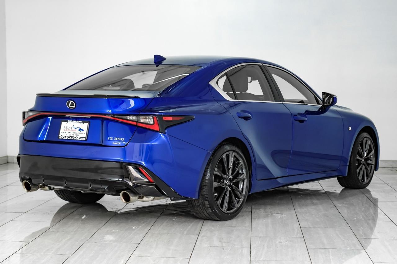 2022 Lexus IS 350 F SPORT AWD LEXUS SAFETY SYSTEM BLIND SPOT INTUITIVE PARKING ASS Carrollton TX