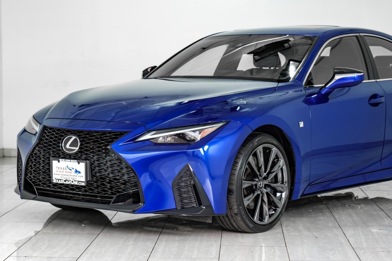 2022 Lexus IS 350 F SPORT AWD LEXUS SAFETY SYSTEM BLIND SPOT INTUITIVE PARKING ASS Carrollton TX