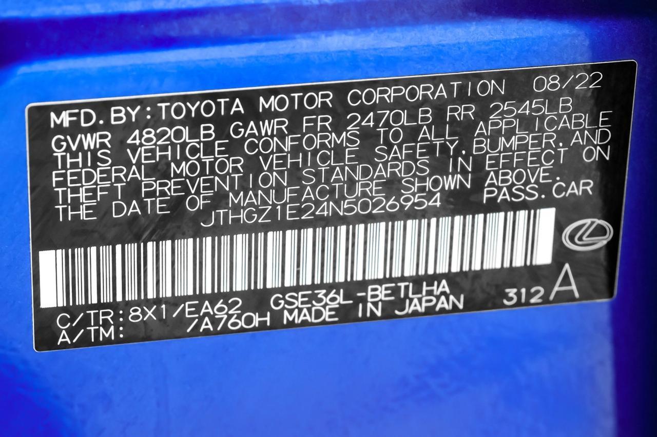 2022 Lexus IS 350 F SPORT AWD LEXUS SAFETY SYSTEM BLIND SPOT INTUITIVE PARKING ASS Carrollton TX