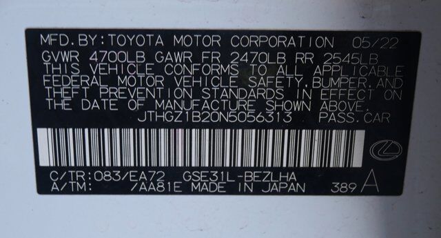 2022 Lexus IS 350 F SPORT San Juan TX