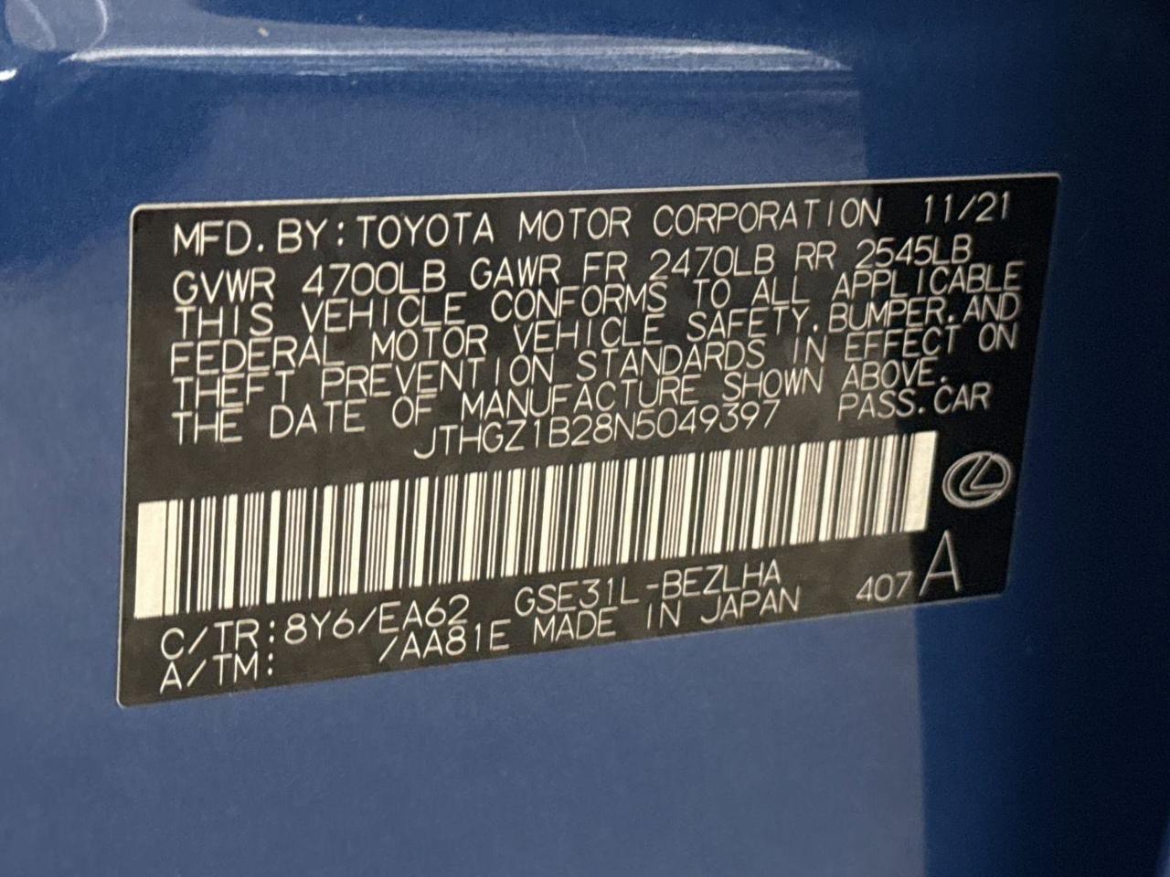 2022 Lexus IS 350 F SPORT San Antonio TX