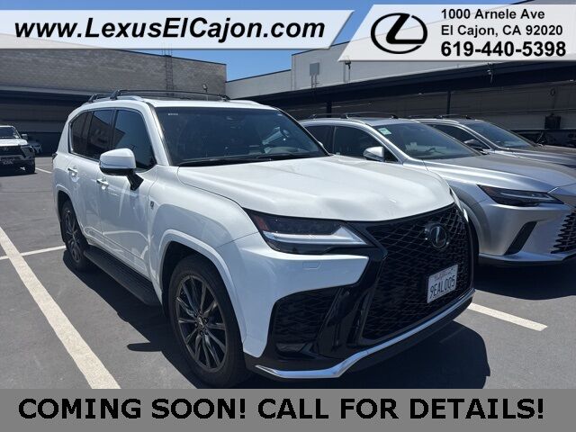 2022 Lexus LX 600 F SPORT San Diego County CA
