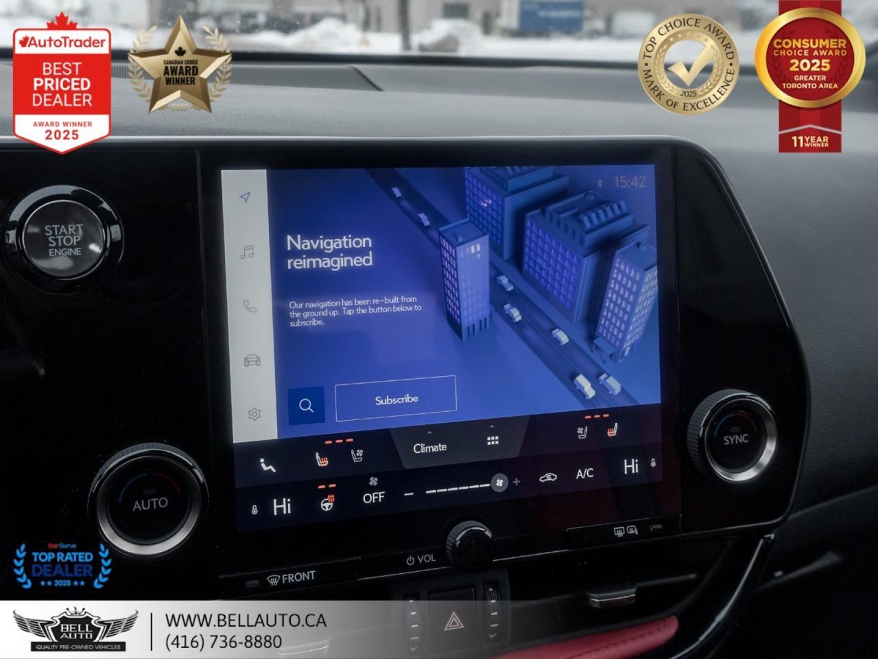 2022 Lexus NX 350 | NAVI | B.CAM | SUNROOF | HUD | REDLTHR | NOACCIDENT Toronto ON