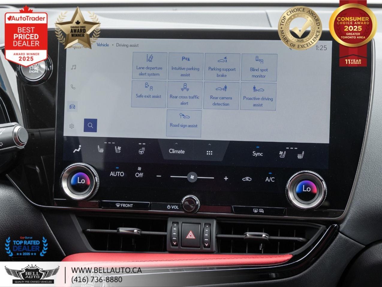2022 Lexus NX 350 F-SPORT HUD NAVI B.CAM PANO REDLTHR NOACCIDENT Toronto ON