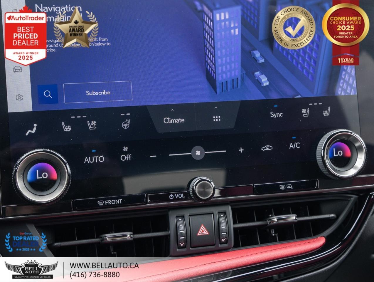 2022 Lexus NX 350 F-SPORT HUD NAVI B.CAM PANO REDLTHR NOACCIDENT Toronto ON