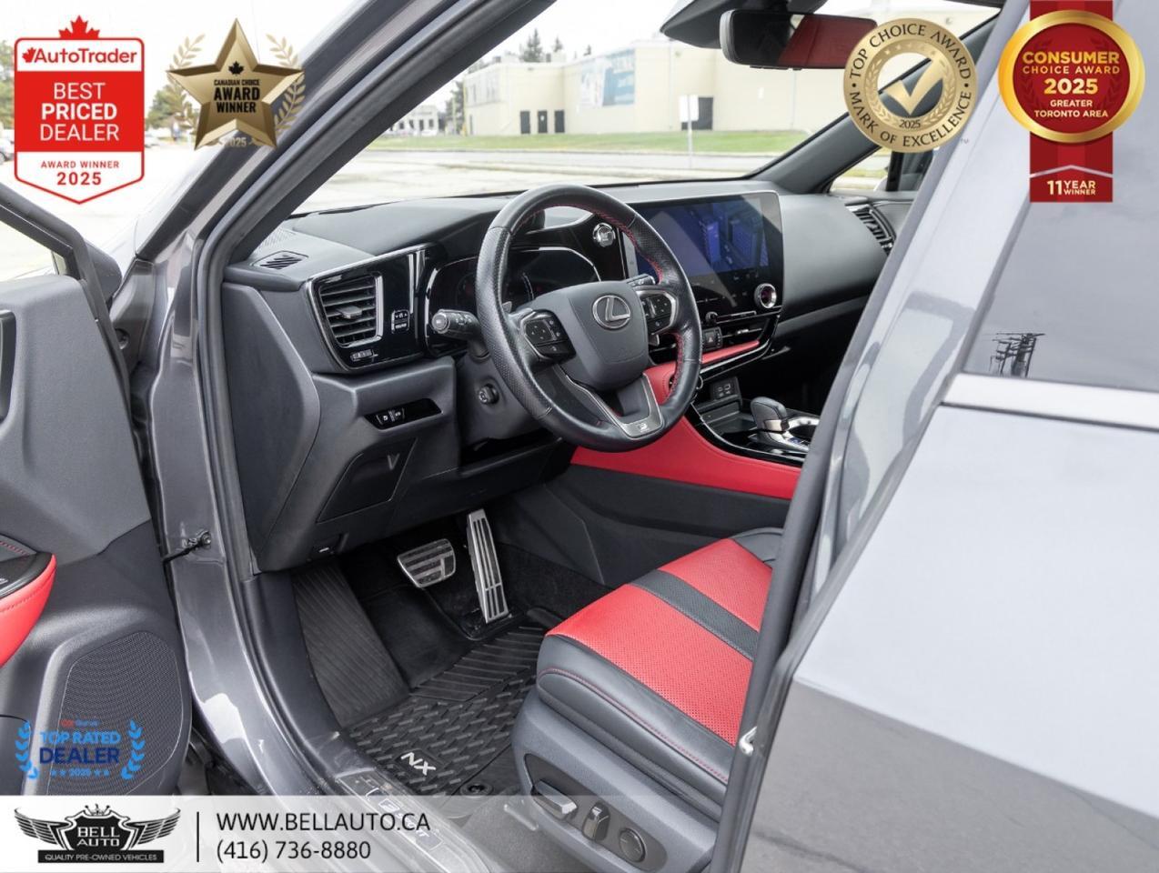 2022 Lexus NX 350 F-SPORT HUD NAVI B.CAM PANO REDLTHR NOACCIDENT Toronto ON