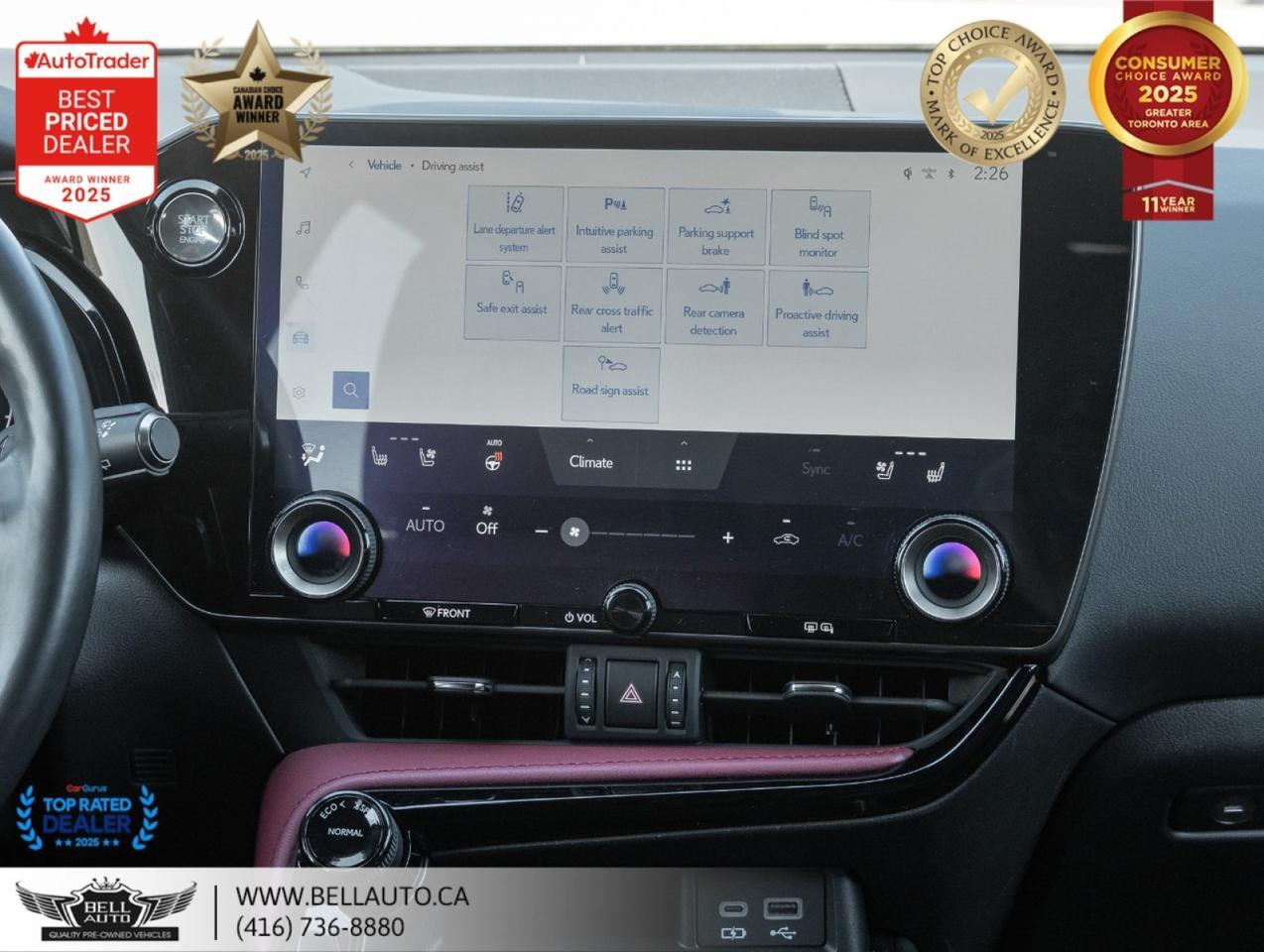 2022 Lexus NX 350 NAVI B.CAM SUNROOF REDLTHR NOACCIDENT Toronto ON