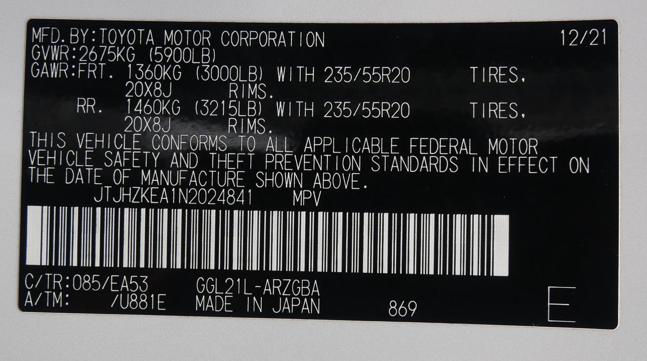 2022 Lexus RX 350L San Juan TX