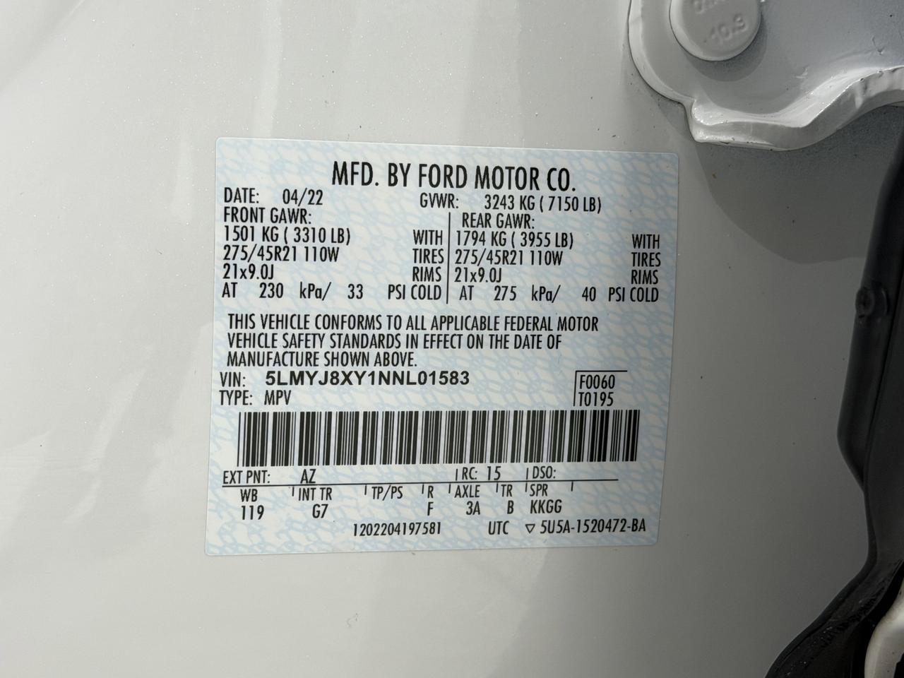 2022 Lincoln Aviator Grand Touring Newark DE