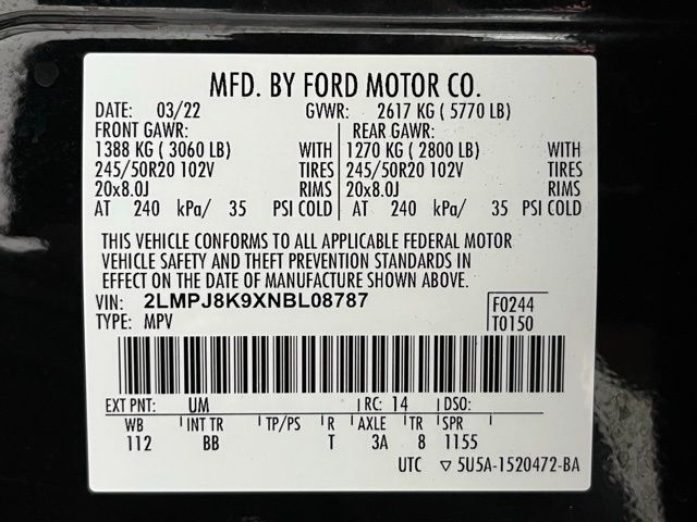 2022 Lincoln Nautilus Reserve Carrollton TX