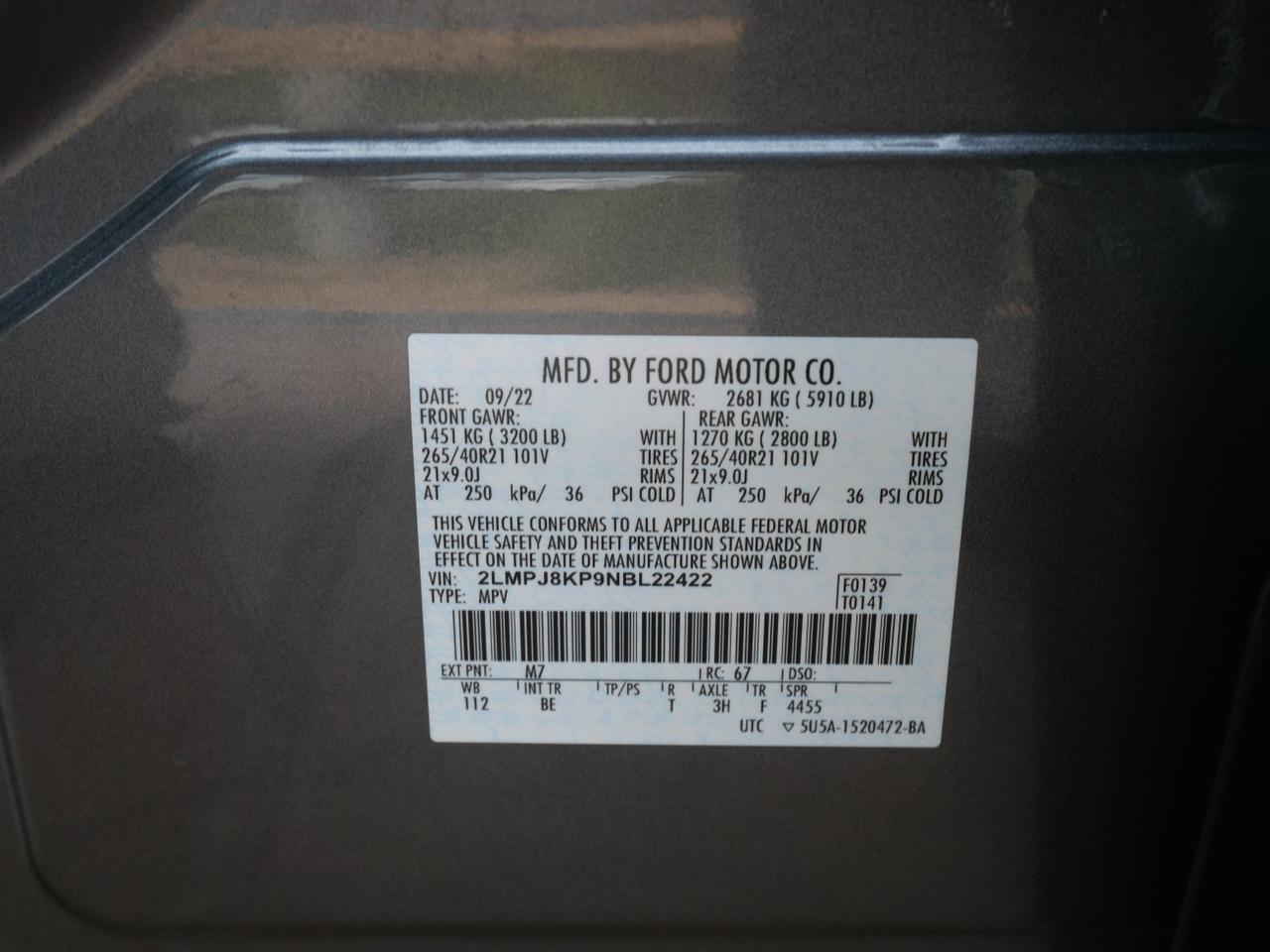 2022 Lincoln Nautilus Reserve San Juan TX