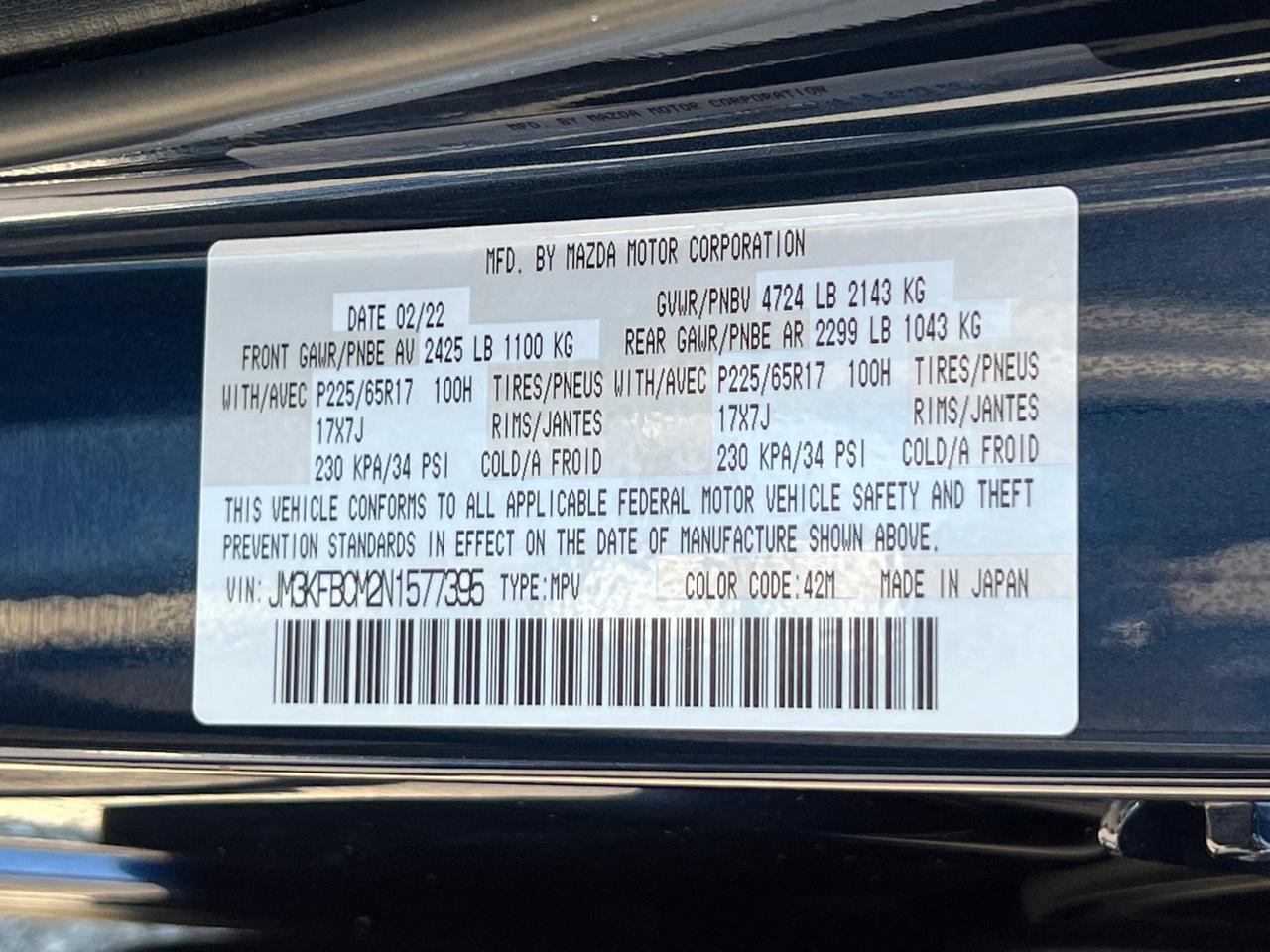 2022 MAZDA CX-5 2.5 S Preferred Package Hagerstown MD