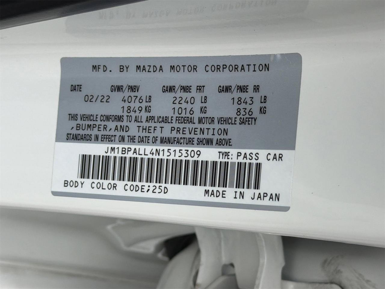 2022 MAZDA Mazda3 Preferred Hagerstown MD
