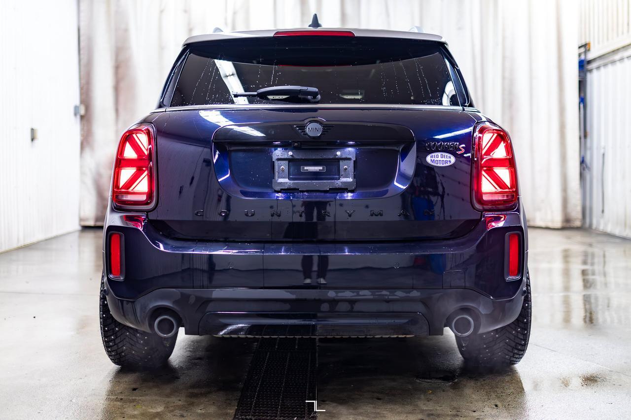 2022 MINI Cooper S All4 Countryman Leather Roof Nav BCam Red Deer AB