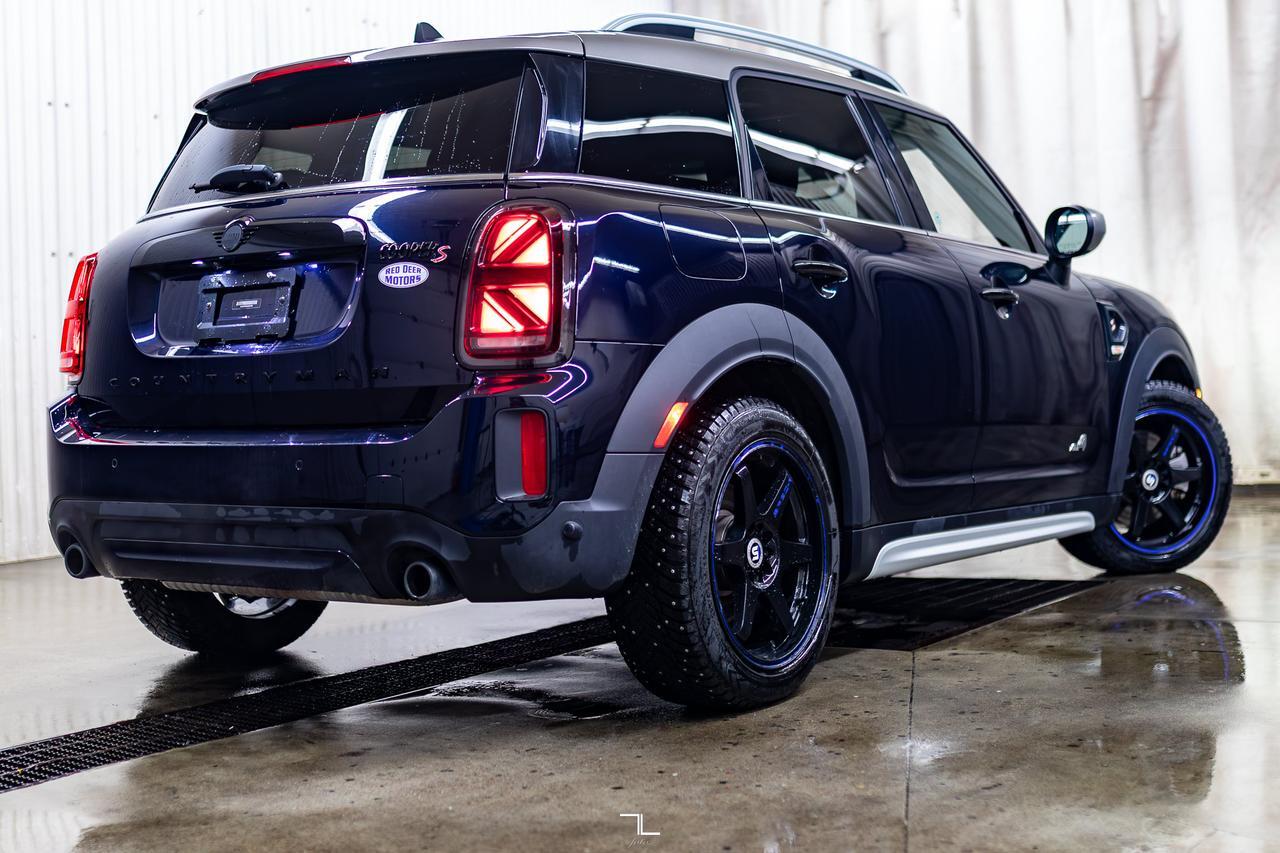 2022 MINI Cooper S All4 Countryman Leather Roof Nav BCam Red Deer AB