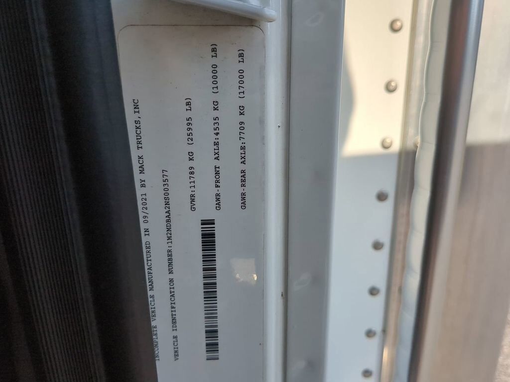 2022 Mack No Model Box Truck Winder GA