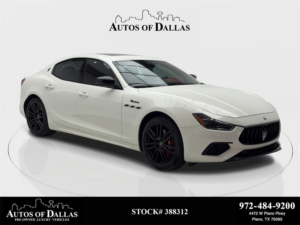 2022 Maserati Ghibli Modena NAV,CAM,SUNROOF,HTD STS,BLIND SPOT,20&quot; WLS