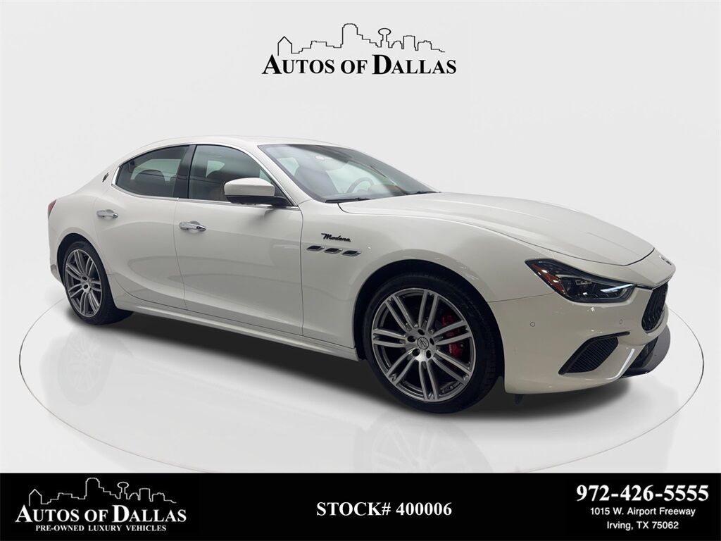 2022 Maserati Ghibli Modena NAV,CAM,SUNROOF,HTD STS,BLIND SPOT,20&quot; WLS Irving TX