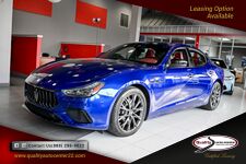 2022 Maserati Ghibli Modena Q4, FULLY LOADED, RED Leather Interior, Sportivo and Nerissimo Pkg, 20'' Pkg