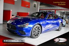 2022 Maserati Ghibli Modena Q4, FULLY LOADED, RED Leather Interior, Sportivo and Nerissimo Pkg, 20'' Wheels