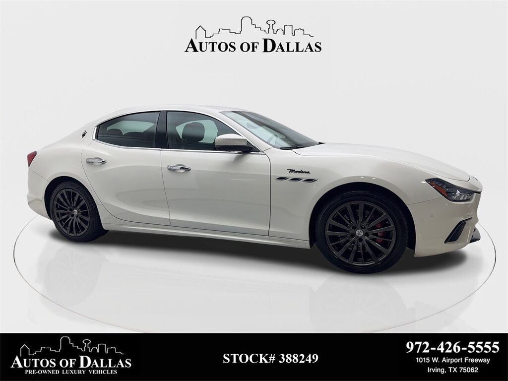 2022 Maserati Ghibli Modena Q4 NAV,CAM,SUNROOF,HTD STS,BLIND SPOT Irving TX