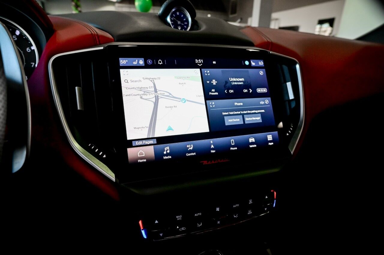 2022 Maserati Ghibli Modena Q4, Nerissimo Pkg, 20'' Wheels, Ventilated Seats Springfield NJ