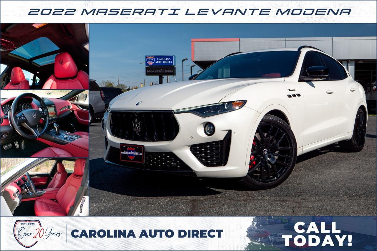 2022 Maserati Levante Modena / AWD / Pano Sunroof / Twin Turbo V6!