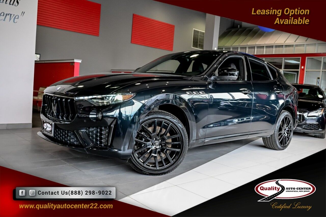 2022 Maserati Levante Modena, Zegna Pelletessuta Leather, Driver Assist, Nerissimo and Sportivo Pack, 21'' Wheels