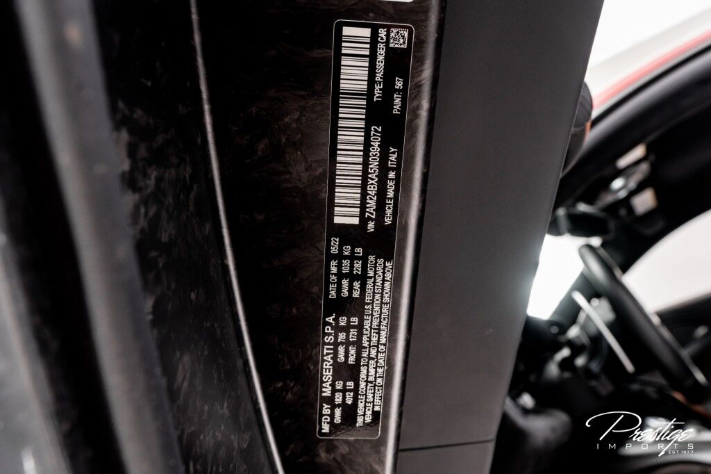 2022 Maserati MC20 North Miami Beach FL