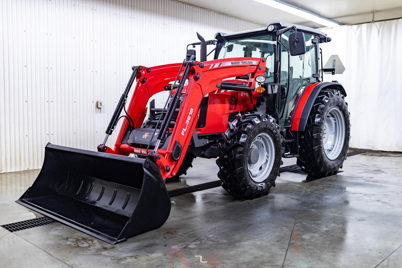 2022 Massey Ferguson 4710 Dyna 2 MFWD 4x4 Tractor/Loader/Bucket Red Deer AB