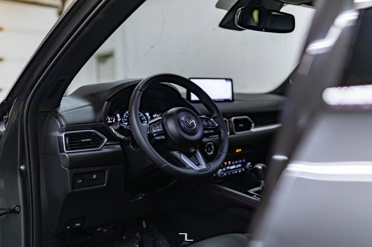 2022 Mazda CX-5 AWD Sport Design Turbo Leather Roof Nav BCam Red Deer AB