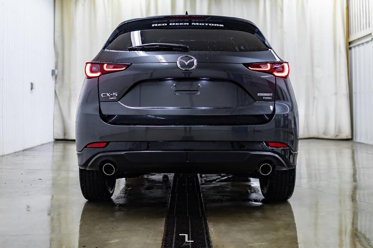 2022 Mazda CX-5 AWD Sport Design Turbo Leather Roof Nav BCam Red Deer AB