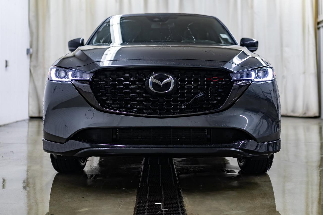 2022 Mazda CX-5 AWD Sport Design Turbo Leather Roof Nav BCam Red Deer AB