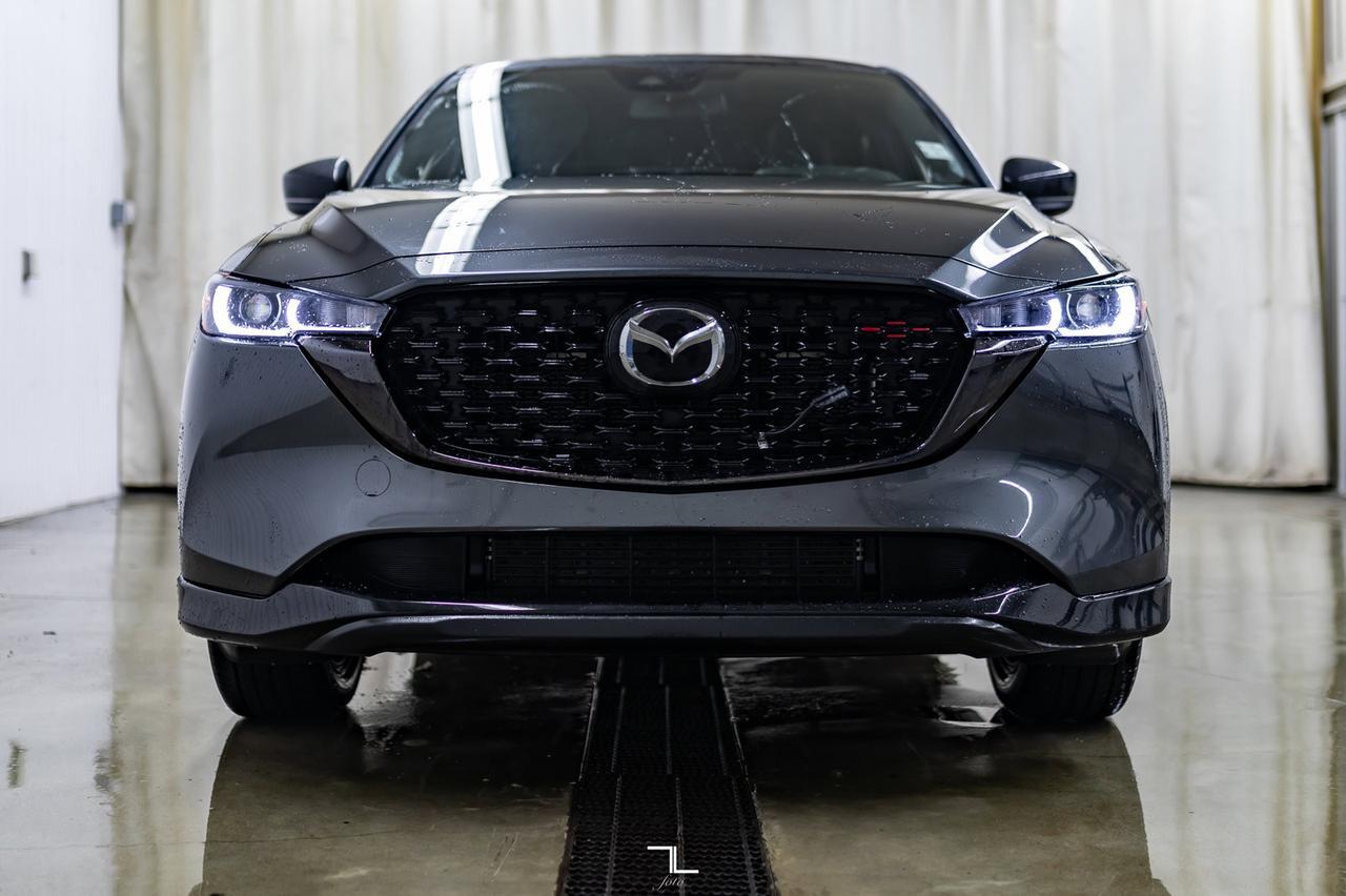 2022 Mazda CX-5 AWD Sport Design Turbo Leather Roof Nav BCam Red Deer AB