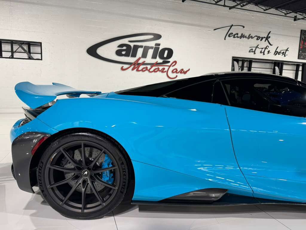 2022 McLaren 765LT Spider Fistral Blue paint/calipers, MSO interior, Bowers & Wilkins audio system AND MUCH MORE!! Fort Lauderdale FL