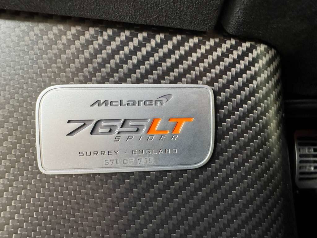2022 McLaren 765LT Spider Fistral Blue paint/calipers, MSO interior, Bowers & Wilkins audio system AND MUCH MORE!! Fort Lauderdale FL