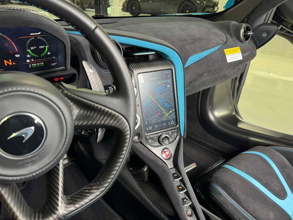 2022 McLaren 765LT Spider Fistral Blue paint/calipers, MSO interior, Bowers & Wilkins audio system AND MUCH MORE!! Fort Lauderdale FL