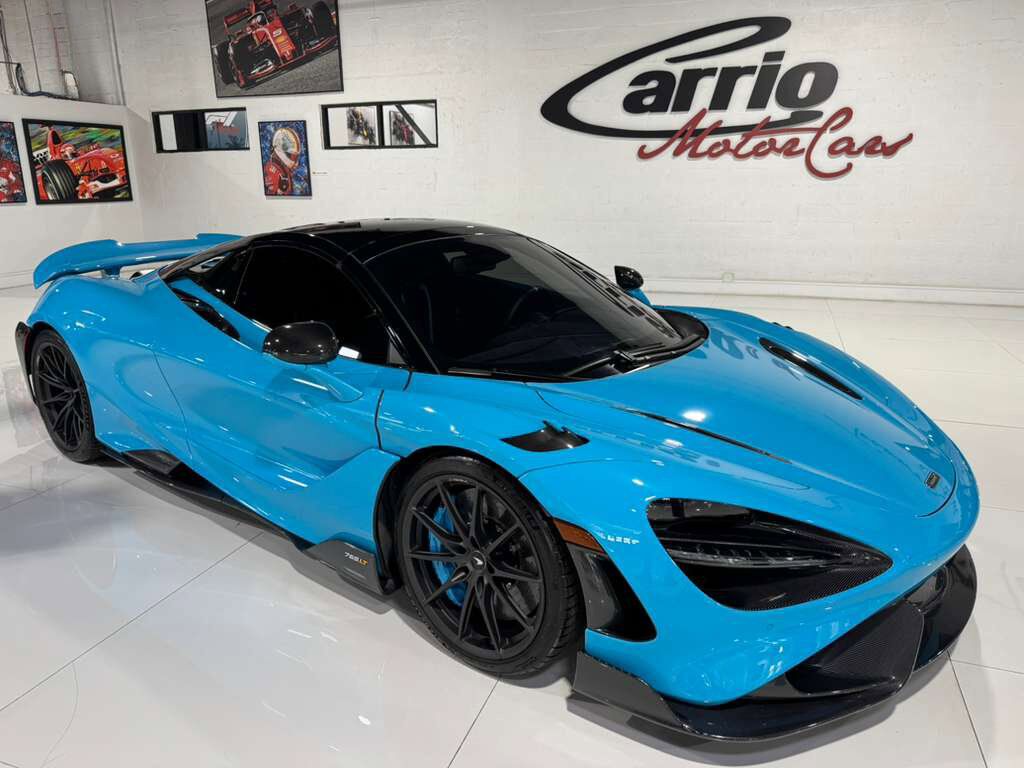 2022 McLaren 765LT Spider Fistral Blue paint/calipers, MSO interior, Bowers & Wilkins audio system AND MUCH MORE!! Fort Lauderdale FL