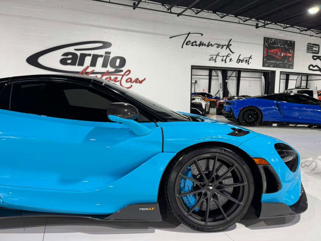2022 McLaren 765LT Spider Fistral Blue paint/calipers, MSO interior, Bowers & Wilkins audio system AND MUCH MORE!! Fort Lauderdale FL