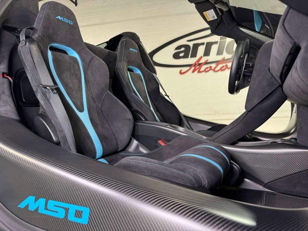 2022 McLaren 765LT Spider Fistral Blue paint/calipers, MSO interior, Bowers & Wilkins audio system AND MUCH MORE!! Fort Lauderdale FL