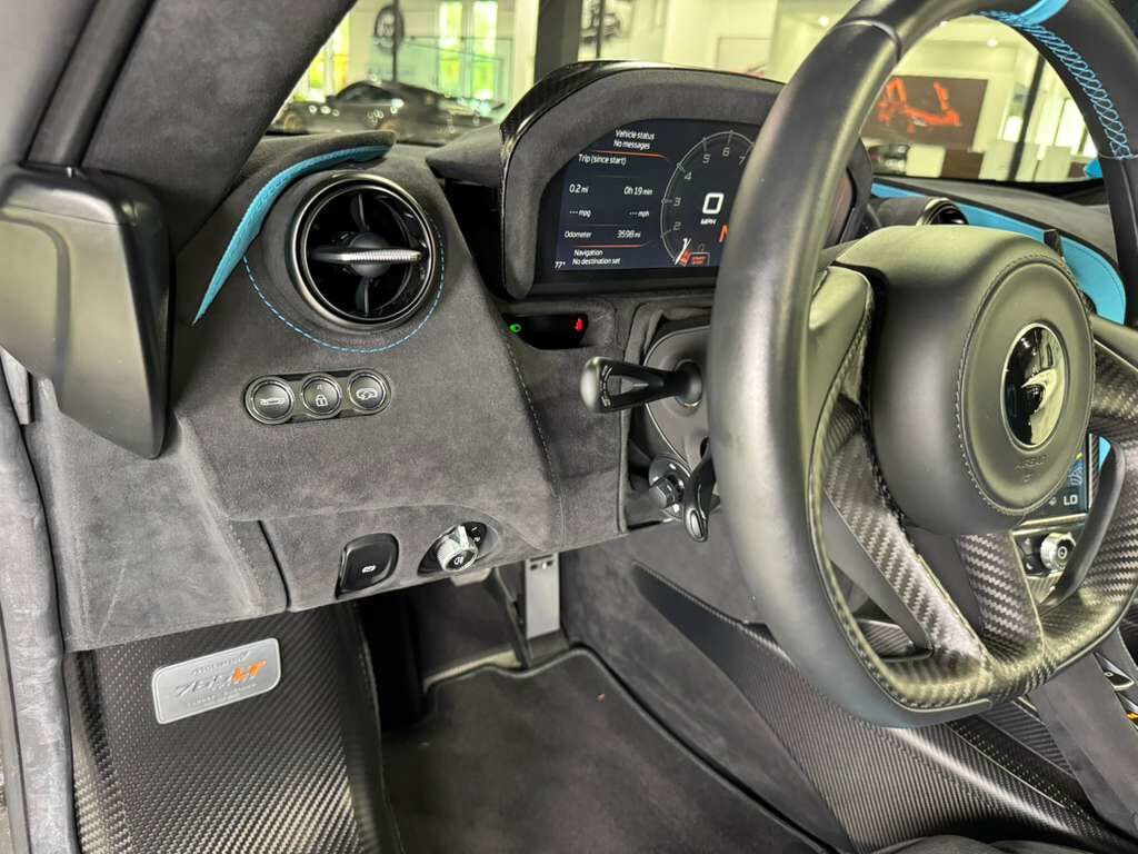 2022 McLaren 765LT Spider Fistral Blue paint/calipers, MSO interior, Bowers & Wilkins audio system AND MUCH MORE!! Fort Lauderdale FL
