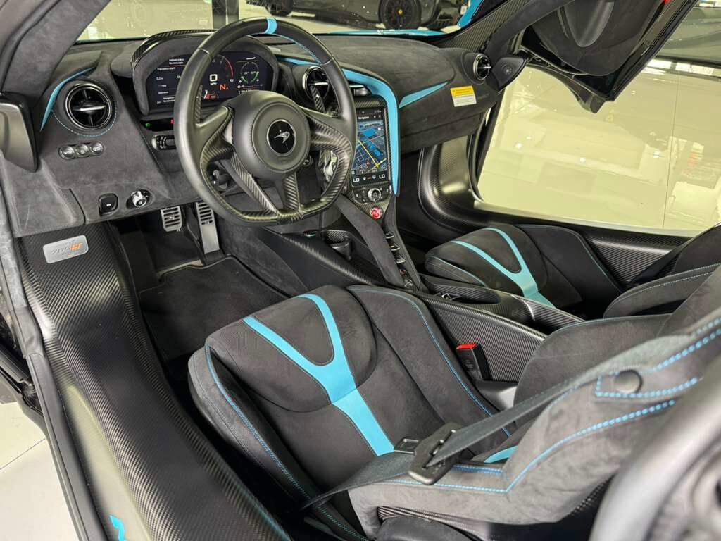 2022 McLaren 765LT Spider Fistral Blue paint/calipers, MSO interior, Bowers & Wilkins audio system AND MUCH MORE!! Fort Lauderdale FL