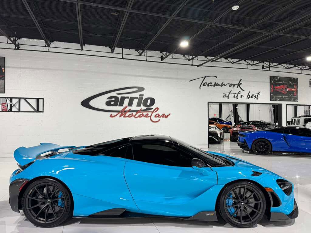 2022 McLaren 765LT Spider Fistral Blue paint/calipers, MSO interior, Bowers & Wilkins audio system AND MUCH MORE!! Fort Lauderdale FL